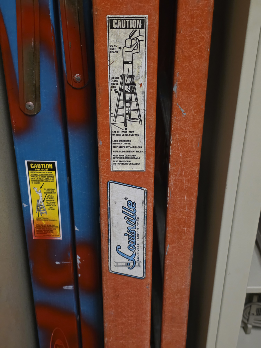 Louisville 10 ft Fiberglass A-Frame Step ladder